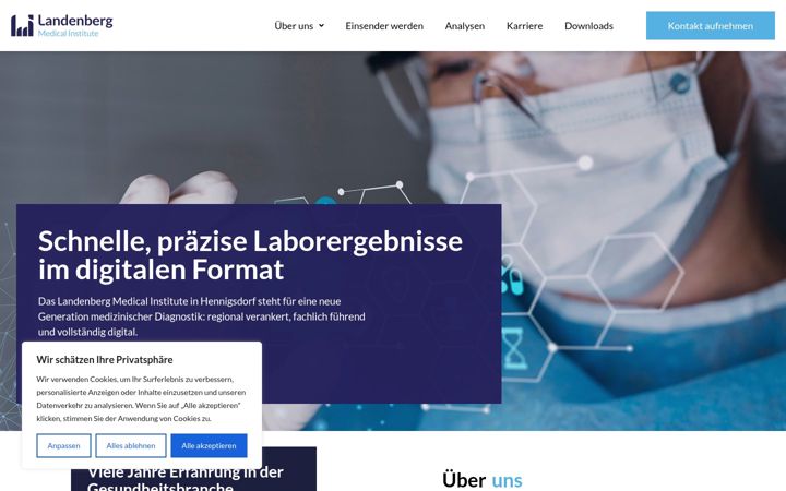 Screenshot of lmi-medical.de