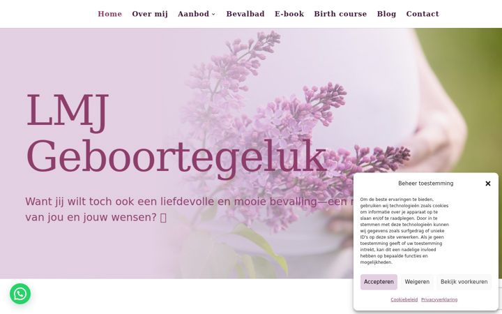 Screenshot of lmjgeboortegeluk.nl