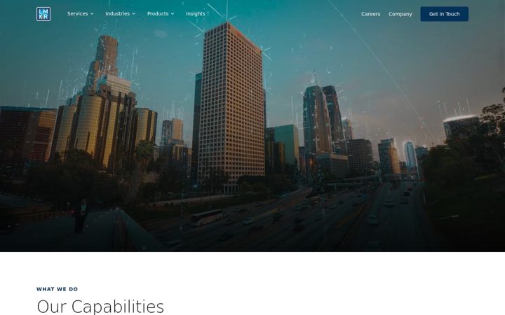 Screenshot of lmkr.com