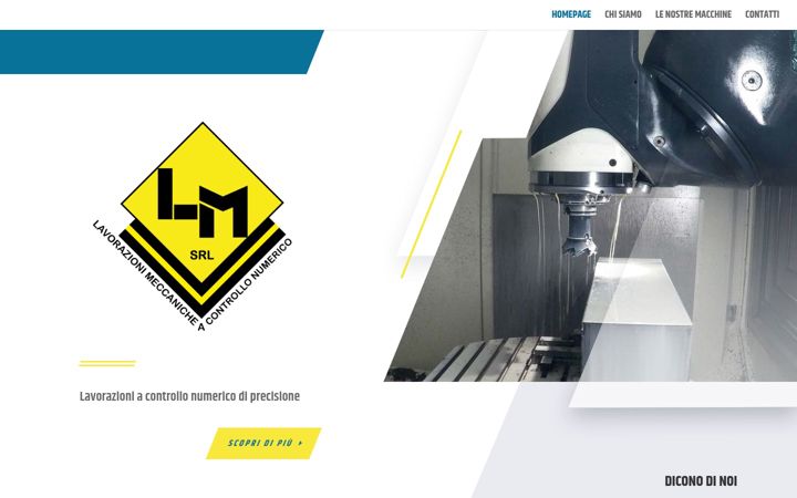 Screenshot of lmlavorazionimeccaniche.it