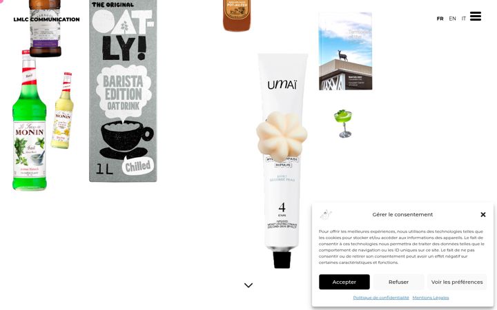 Screenshot of lmlccommunication.fr