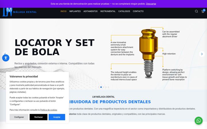 Screenshot of lmmalagadental.com