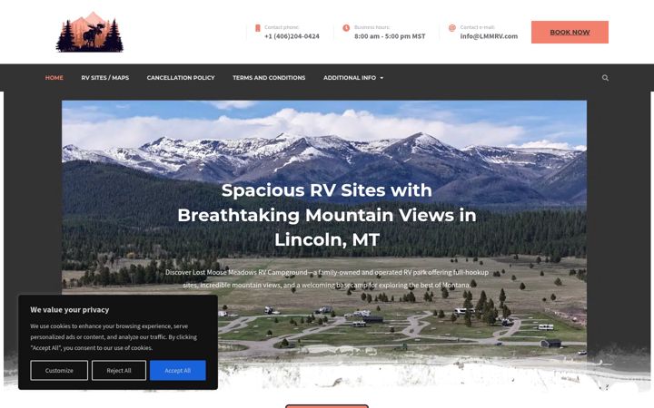 Screenshot of lmmrv.com