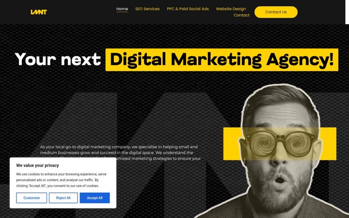 Screenshot of lmnt.co.uk