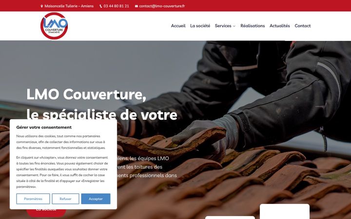 Screenshot of lmo-couverture.fr