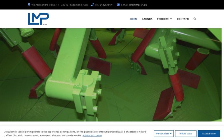 Screenshot of lmp-srl.eu