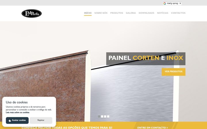 Screenshot of lmperfis.com
