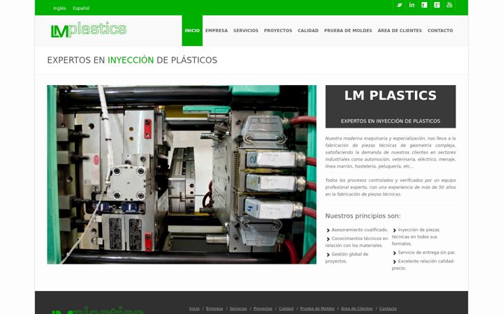 Screenshot of lmplastics.eu