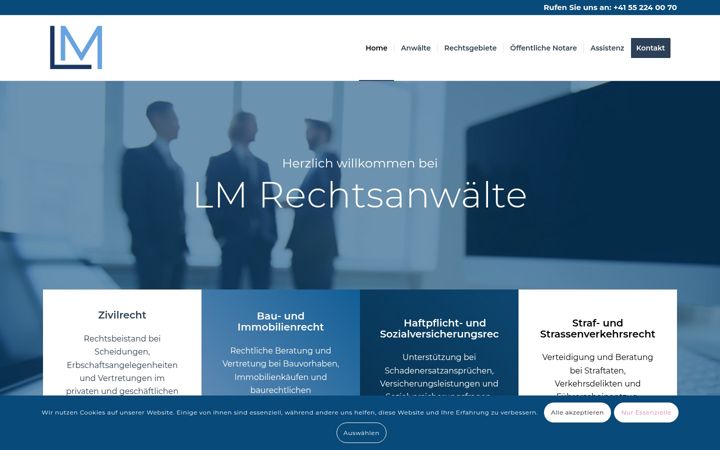 Screenshot of lmrecht.ch