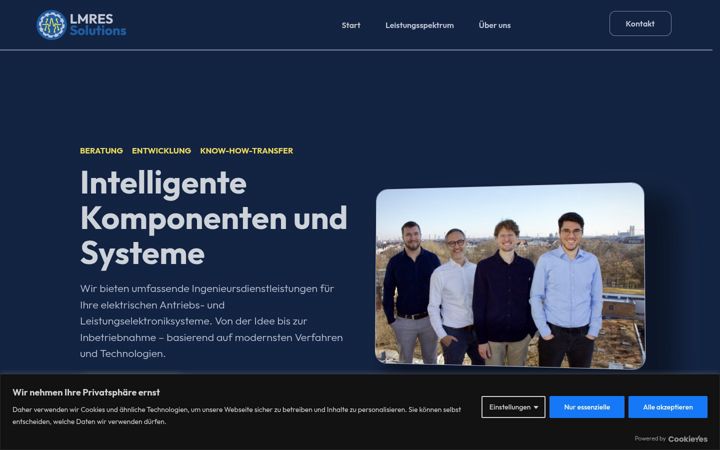 Screenshot of lmres-solutions.de