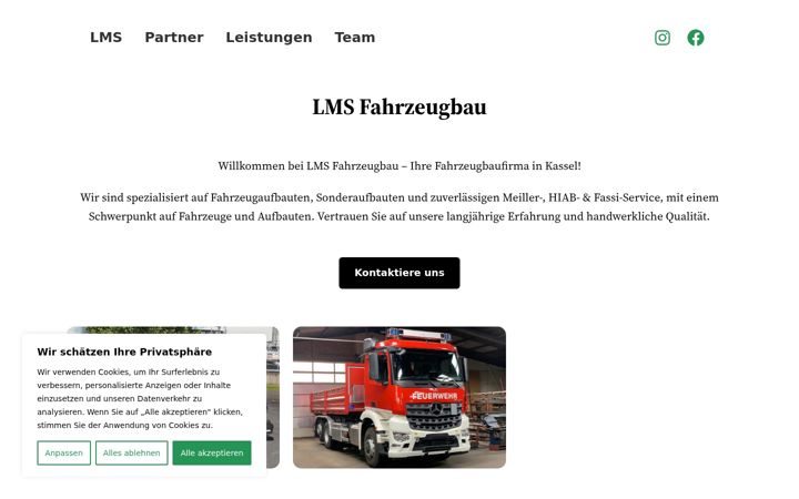 Screenshot of lms-fahrzeugbau.eu