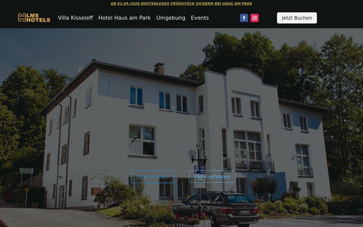 Screenshot of lms-hotels.de