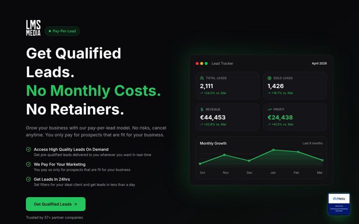 Screenshot of lms-media.com