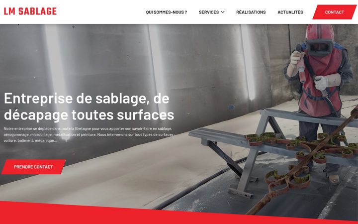 Screenshot of lmsablage.fr