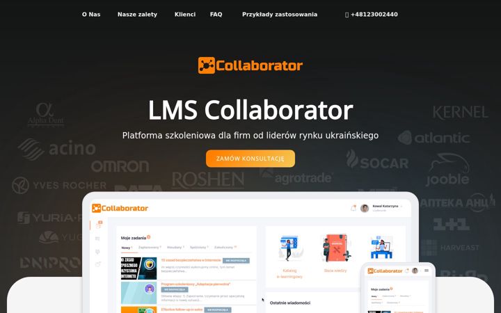 Screenshot of lmscollaborator.pl