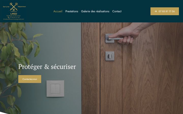Screenshot of lmsd.fr