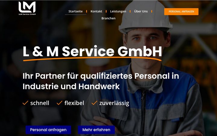 Screenshot of lmservice-gmbh.de
