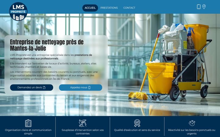 Screenshot of lmservices-proprete.fr