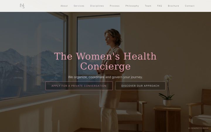Screenshot of lmshealth.ch