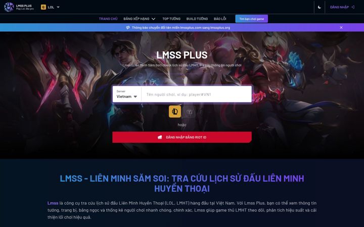 Screenshot of lmssplus.org