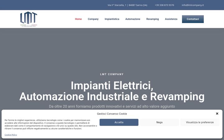 Screenshot of lmtcompany.it