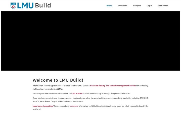 Posnetek zaslona lmu.build