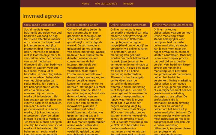 Screenshot of lmvmediagroup.nl