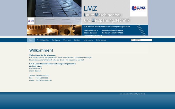 Screenshot of lmz-lautz.de