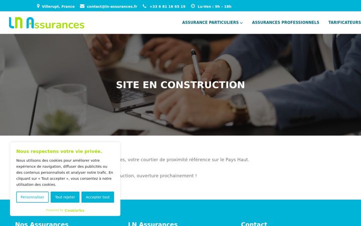 Screenshot of ln-assurances.fr