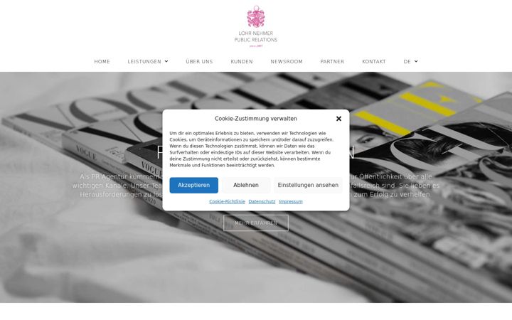 Screenshot of ln-pr.com