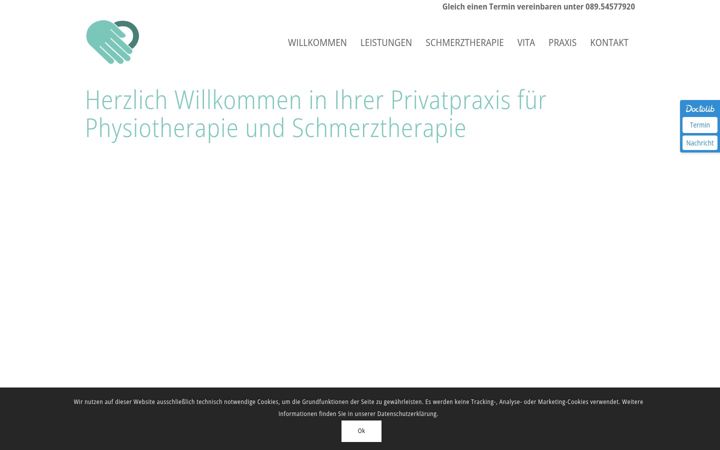 Screenshot of lnb-physio.de