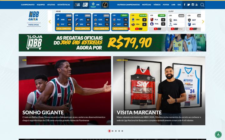 Screenshot of lnb.com.br