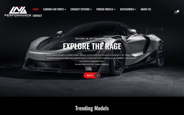 Screenshot of lngperformance.co.uk