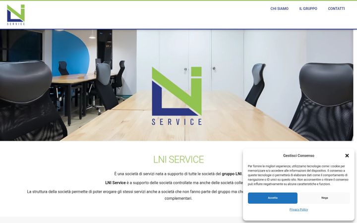 Screenshot of lniservice.com