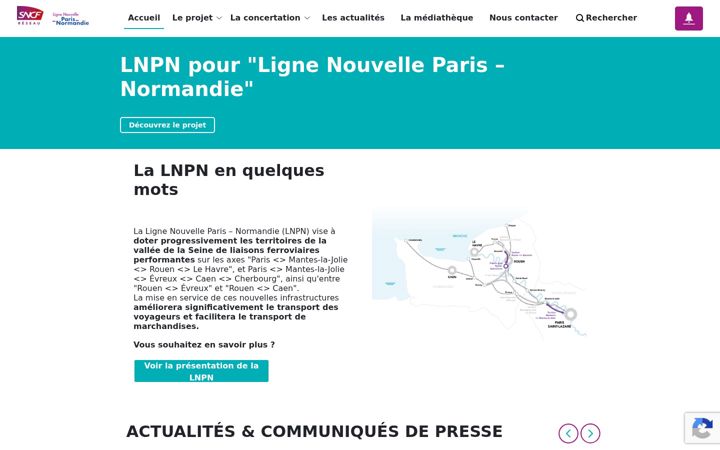 Screenshot of lnpn.fr