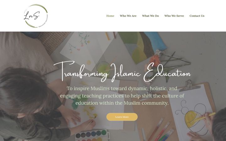 Screenshot of lnseducationsolutions.com