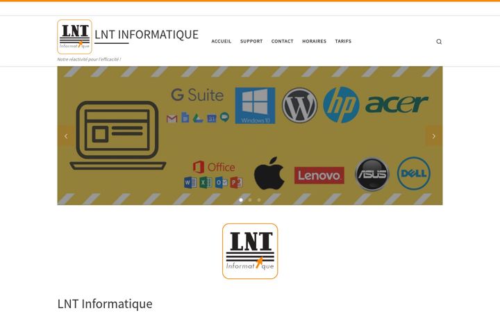 Screenshot of lnt-informatique.fr