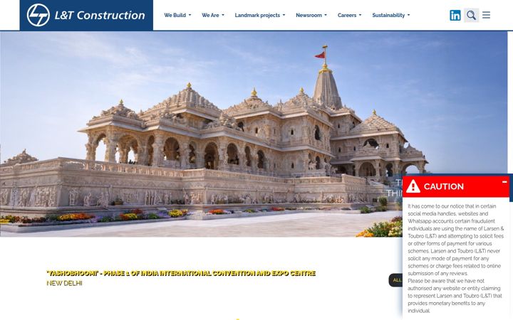 Screenshot of lntecc.com