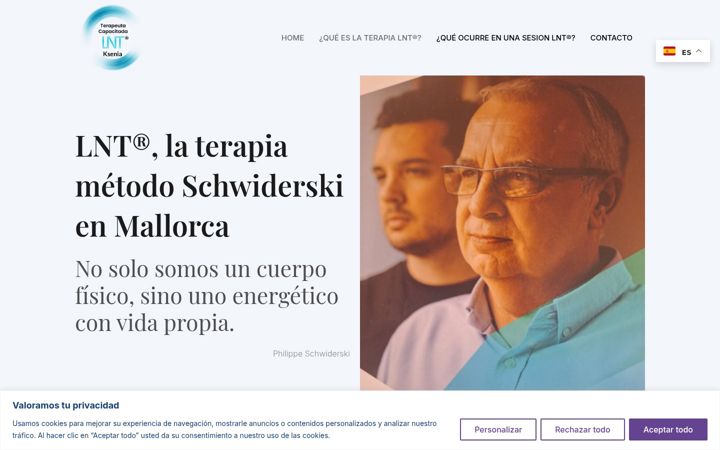 Screenshot of lntmallorca.com