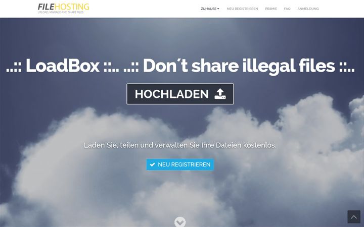 Screenshot of loadbox.eu