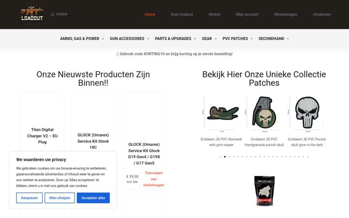 Screenshot of loadout.nl