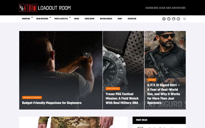 Screenshot of loadoutroom.com