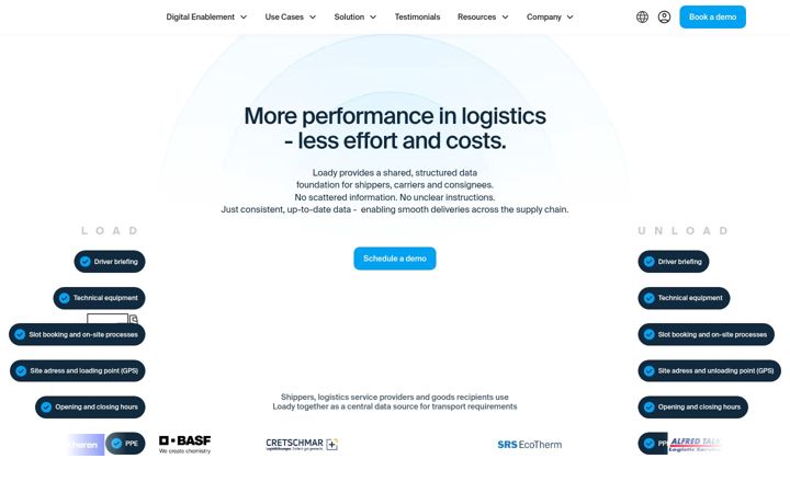 Screenshot of loady.com