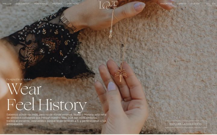 Screenshot of loajoyas.com