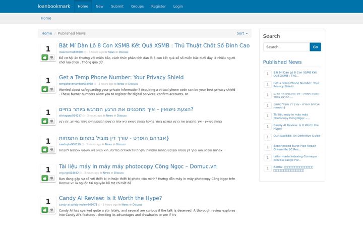 Screenshot of loanbookmark.com
