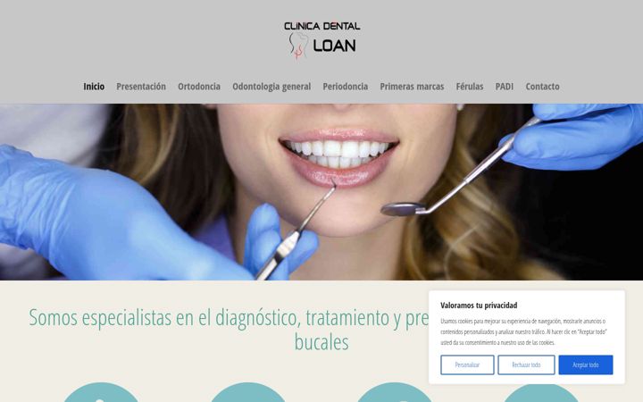 Screenshot of loandental.com