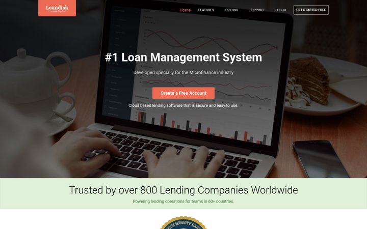 Screenshot of loandisk.net