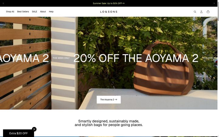 Screenshot of loandsons.com