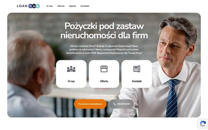 Screenshot of loanhub.pl
