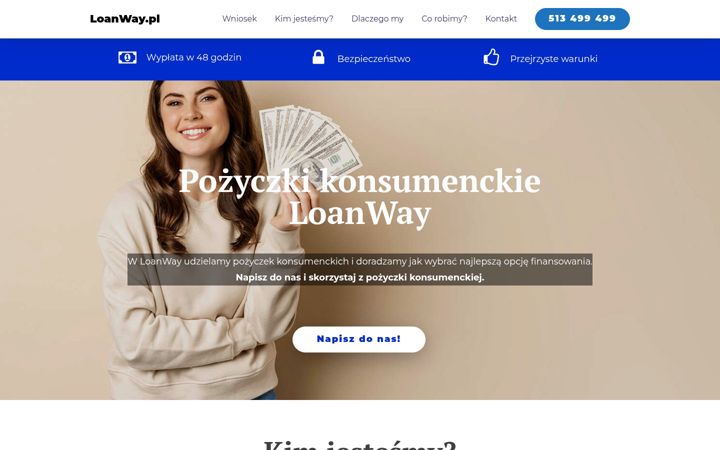 Screenshot of loanway.pl